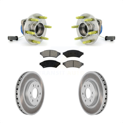 Kit de plaquettes de Rotor de frein enduit de roulement de moyeu avant, pour Pontiac Montana Chevrolet Buic