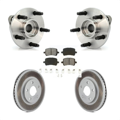 Kit de Rotor et de plaquettes de frein à disque enduit d'assemblage de roulement de moyeu avant pour Chevrolet HH