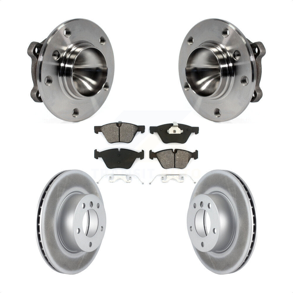 Kit de plaquettes de Rotor de frein, ensemble de roulements de moyeu avant, pour BMW 128i 328i 323i 325