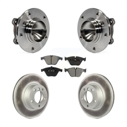 Kit de rotors et plaquettes de frein à disque enduits d'assemblage de roulement de moyeu avant pour BMW 328i X