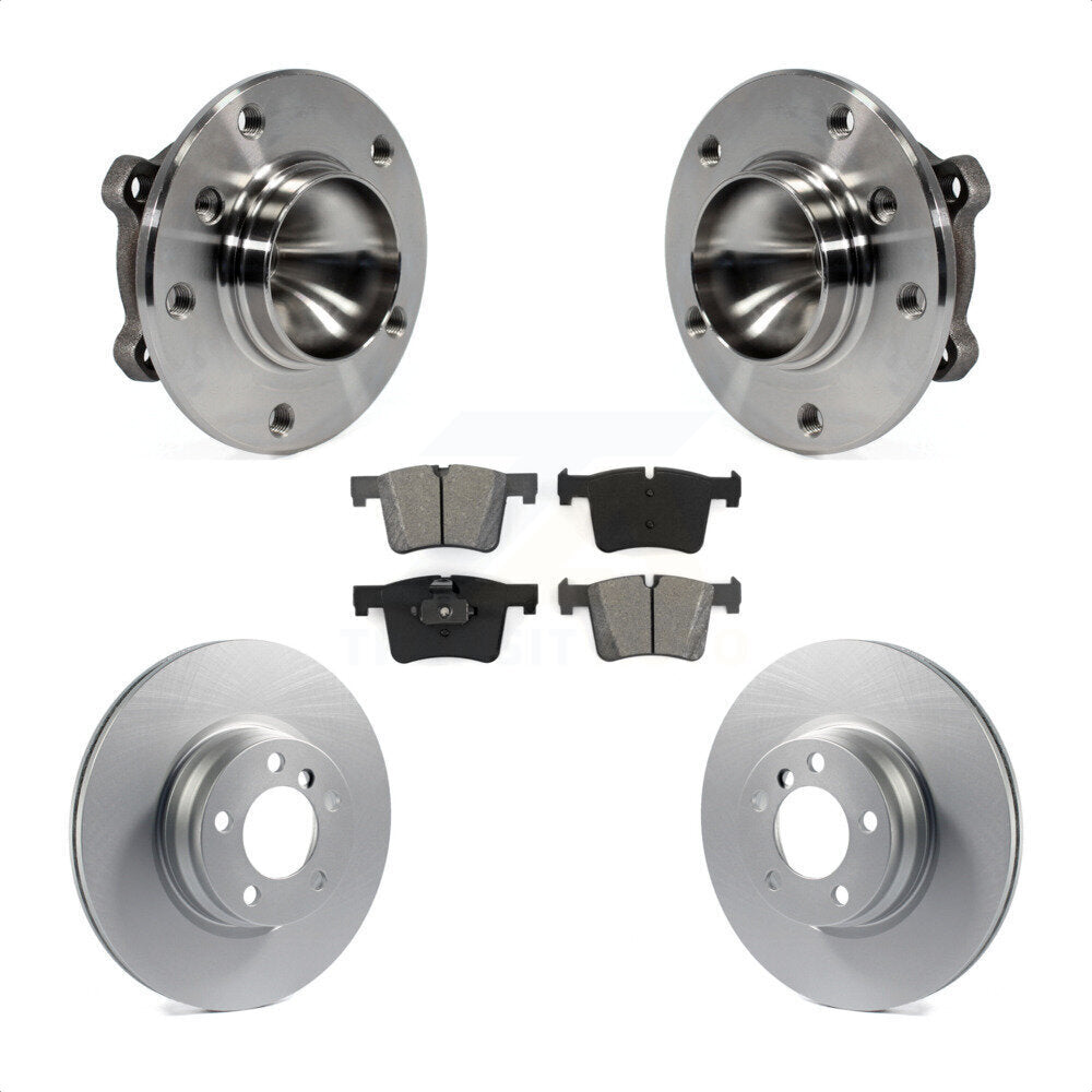 Kit de rotor et de plaquettes de frein revêtus de roulement de moyeu avant, pour berline BMW 328i 2012 avec 3.0
