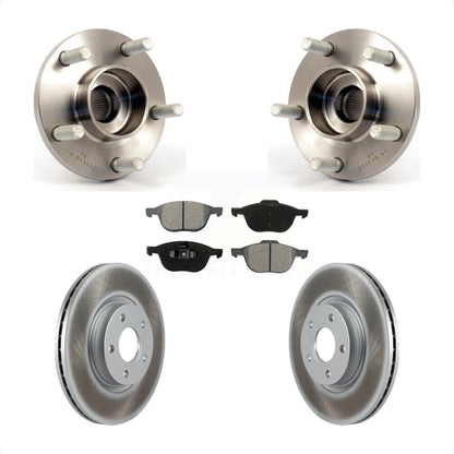 Kit de plaquettes de Rotor de frein enduites d'assemblage de roulement de moyeu avant pour Volvo S40 C30 V50 C7