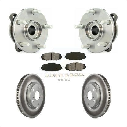 Kit de plaquettes de Rotor de frein à disque revêtu de roulement de moyeu avant, pour Toyota RAV4 Scion tC Mira