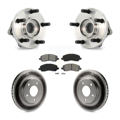Kit de rotor et de plaquettes de frein revêtus de roulement de moyeu avant, pour Dodge Caliber R/T/SXT/S 2009