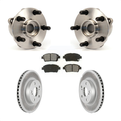 Ensemble de roulement de moyeu avant, Kit de plaquettes de Rotor de frein revêtues pour Toyota Priu 2004 – 2009