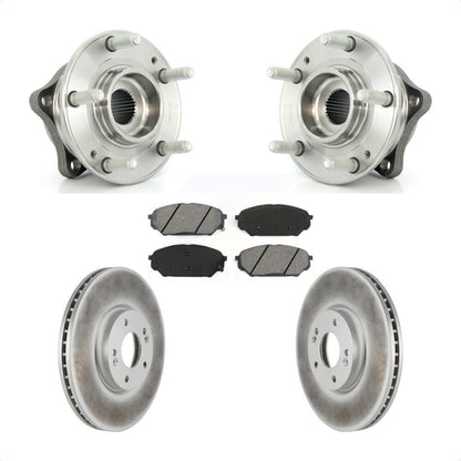 Kit de plaquettes de Rotor de frein à disque revêtu de roulement de moyeu avant, pour Hyundai Veracru 2007 – 2012