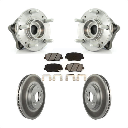 Kit de Rotor et plaquettes de frein revêtus de roulement de moyeu avant, pour Hyundai Santa Fe Kia Sorent