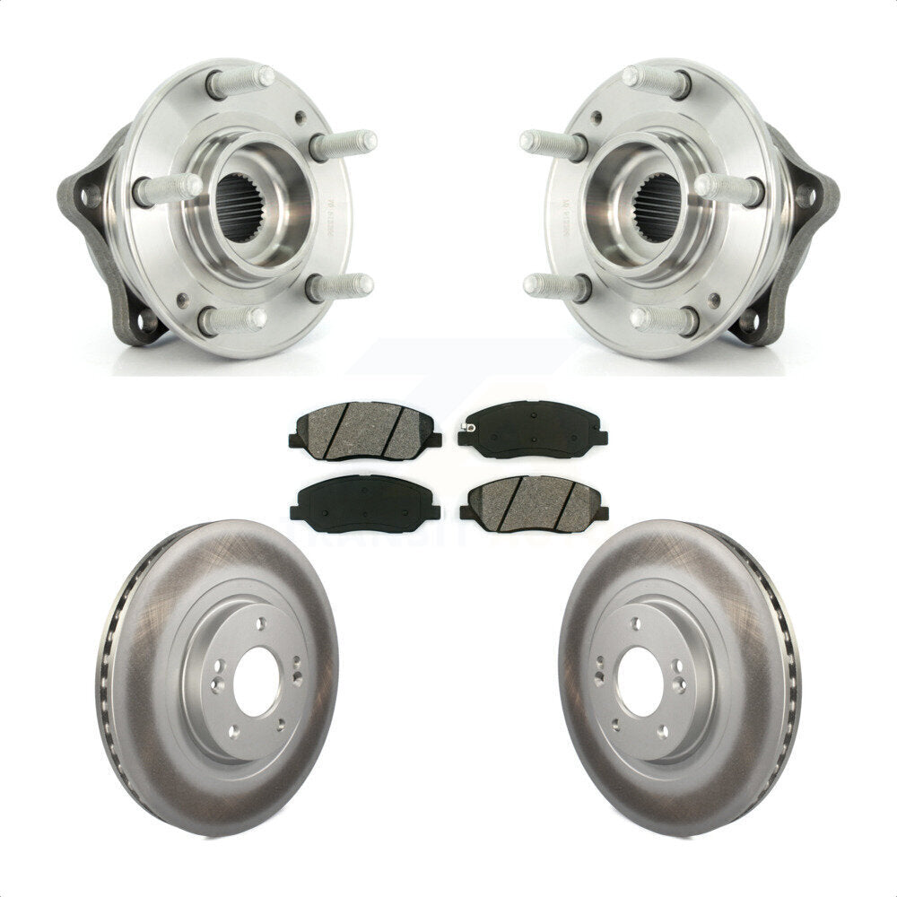 Kit de plaquettes de Rotor de frein, ensemble de roulements de moyeu avant, pour Hyundai Santa Fe XL 3.3