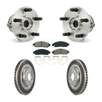 Kit de plaquettes de Rotor de frein à disque enduit de roulement de moyeu avant pour Honda Pilot Acura MDX ZD