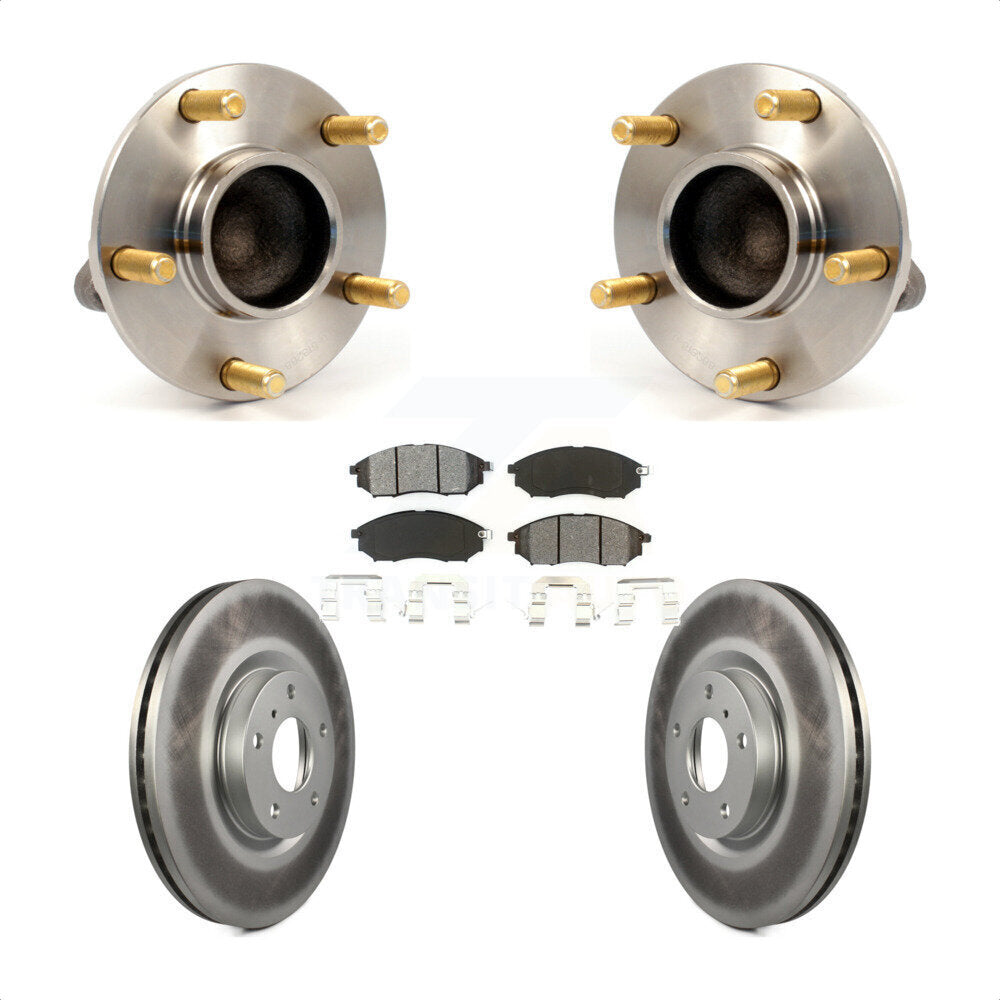 Kit de plaquettes de Rotor de frein, ensemble de roulements de moyeu avant, pour INFINITI G35 Nissan 350