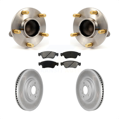 Ensemble de roulement de moyeu avant, Rotor de frein à disque revêtu et Kit de plaquettes pour INFINITI G3