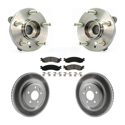 Kit de plaquettes de Rotor de frein à disque revêtues de roulement de moyeu avant, pour Ford Taurus SH 2010 – 2012