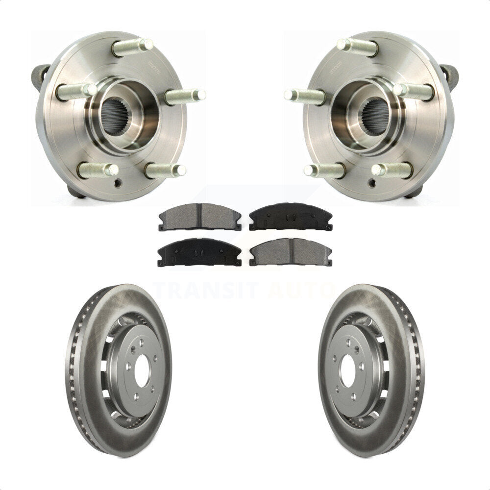 Kit de plaquettes de Rotor de frein, manteau de roulement de moyeu avant, pour Ford Flex Taurus Lincoln MKT MK