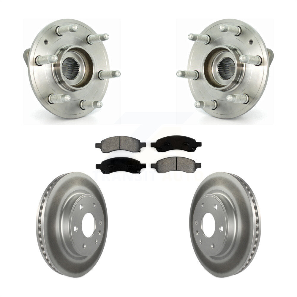 Kit de plaquettes de Rotor de frein, roulement de moyeu avant, pour GMC Acadia Buick autoclave Travers
