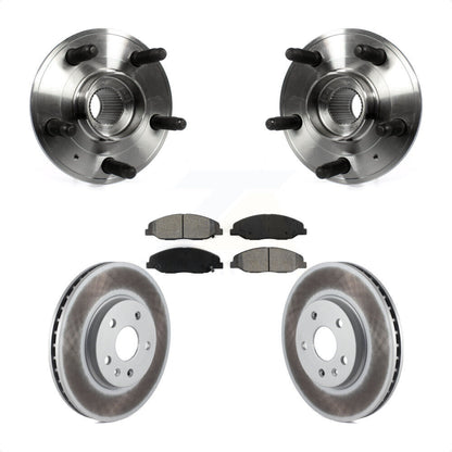 Kit de rotor et de plaquettes de frein revêtus de roulement de moyeu avant, pour Cadillac CTS 6.2 2012 – 2013