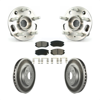 Kit de Rotor et de plaquettes de frein revêtus de roulement de moyeu avant, pour Chevrolet Equinox GMC Terrai