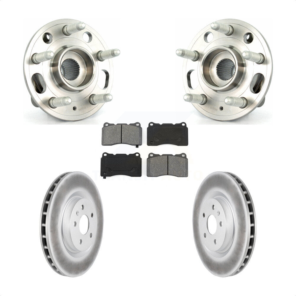 Kit de plaquettes de Rotor de frein, roulement de moyeu avant, pour Buick Regal avec étrier Brembo