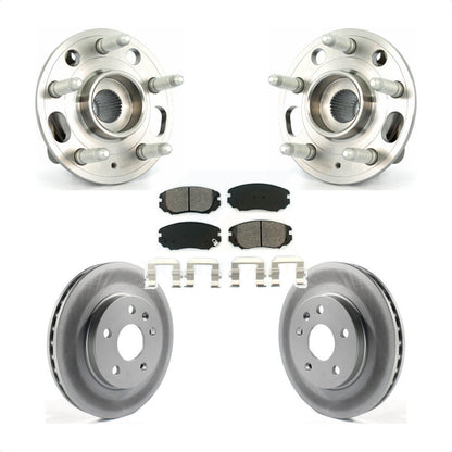 Kit de Rotor et plaquettes de frein revêtus de roulement de moyeu avant, pour Chevrolet Malibu Buick Rega