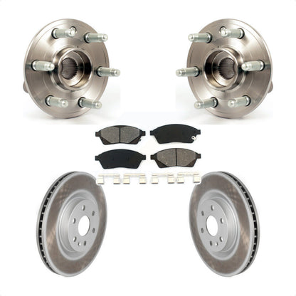 Kit de plaquettes de Rotor de frein enduit d'assemblage de roulement de moyeu avant, pour Cadillac SRX Saab 9-4