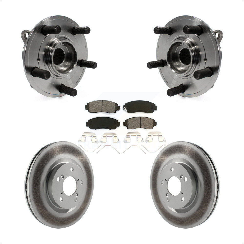 Kit de plaquettes de Rotor de frein, ensemble de roulements de moyeu avant, pour Honda Odysse 2011 – 2014