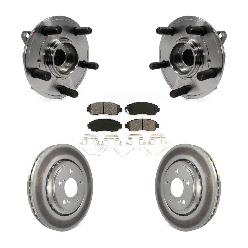 Kit de plaquettes de Rotor de frein, ensemble de roulements de moyeu avant, pour Honda Odysse 2015 – 2017