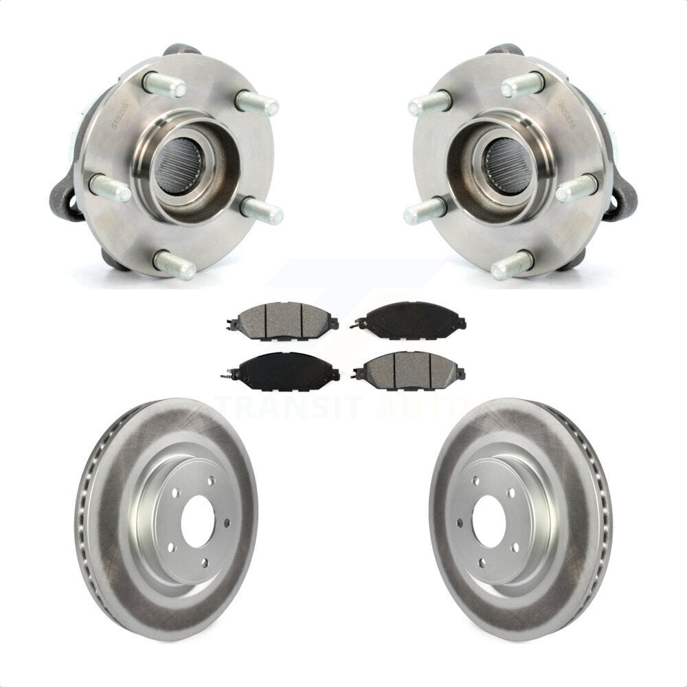 Kit de plaquettes de Rotor de frein, roulement de moyeu avant, pour Nissan Pathfinder Murano INFINIT