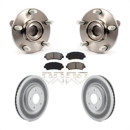 Ensemble de roulement de moyeu avant, Rotor de frein et plaquettes revêtus, Kit pour Nissan Rogue Selec