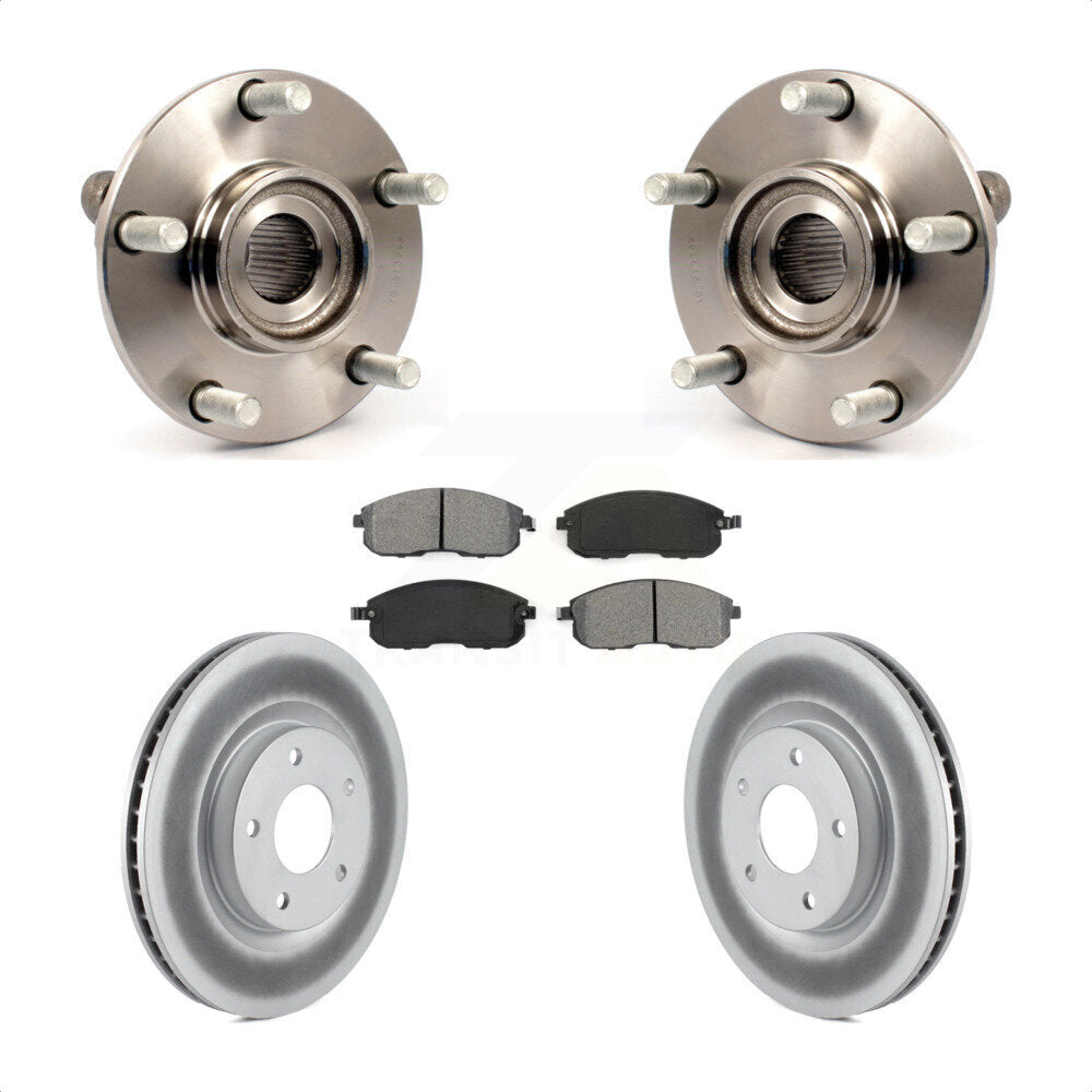 Kit de Rotor et plaquettes de frein revêtus de roulement de moyeu avant, pour Nissan Sentra SE-R avec 2.5