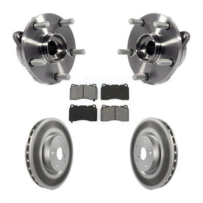 Ensemble de roulement de moyeu avant, Kit de plaquettes de Rotor de frein revêtues pour Subaru Impreza WRX ST
