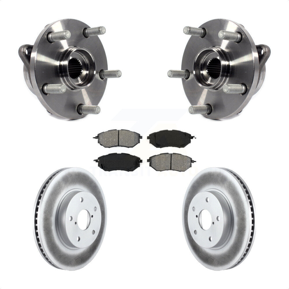 Kit de plaquettes de Rotor de frein, ensemble de roulements de moyeu avant, pour Subaru Legacy 2015 2.5