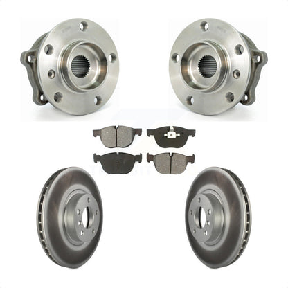 Kit de plaquettes de Rotor de frein à disque enduit de roulement de moyeu avant, pour BMW X5 X6 M12 X 1.5 Threa