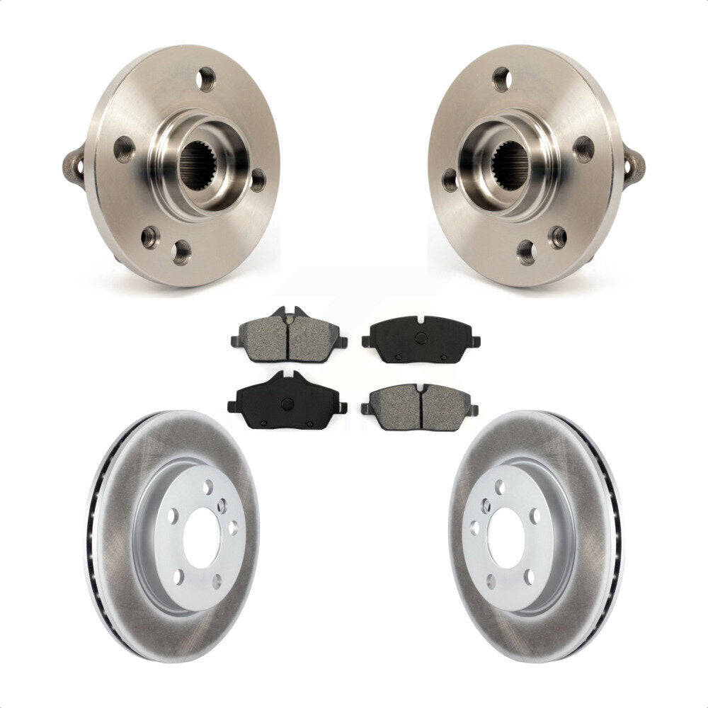 Kit de plaquettes de Rotor de frein à disque revêtu de roulement de moyeu avant, pour Mini Cooper 2014 – 2015 1.6