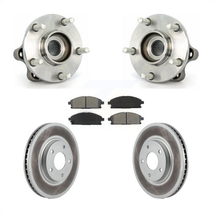 Ensemble de roulement de moyeu avant, Kit de plaquettes de Rotor de frein revêtues pour Nissan Ques 2004 – 2009