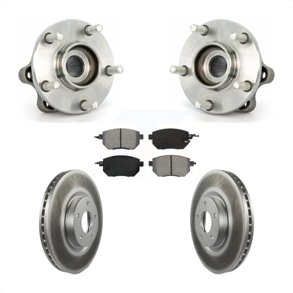 Kit de plaquettes de rotor de frein, ensemble de roulements de moyeu avant, pour Nissan Muran 2003 – 2004