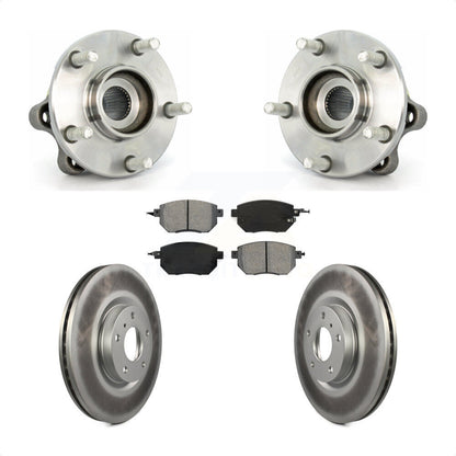 Kit de plaquettes de rotor de frein, ensemble de roulements de moyeu avant, pour Nissan Muran 2005 – 2007