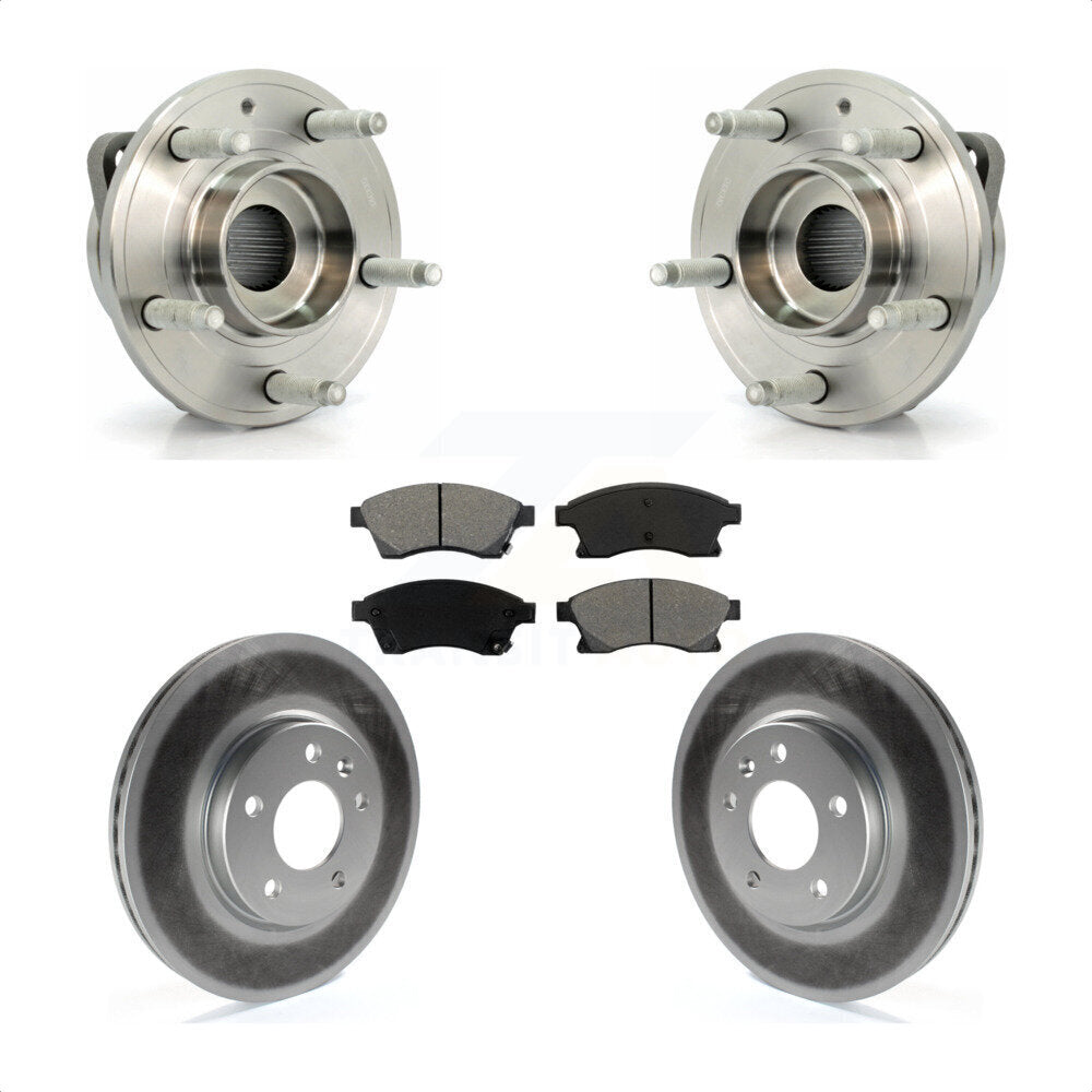Ensemble de roulement de moyeu avant, Kit de plaquettes de Rotor de frein revêtues pour Buick Veran 2012 – 2013