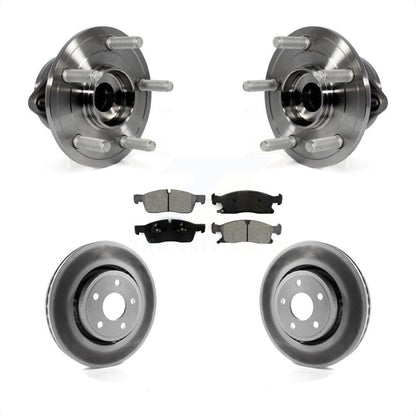 Kit de plaquettes de Rotor de frein, manteau de roulement de moyeu avant, pour Jeep Grand Cherokee Dodge Durang