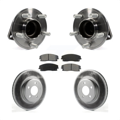 Kit de plaquettes de Rotor de frein à disque revêtu de roulement de moyeu avant, pour Dodge Charger Chrysler 30