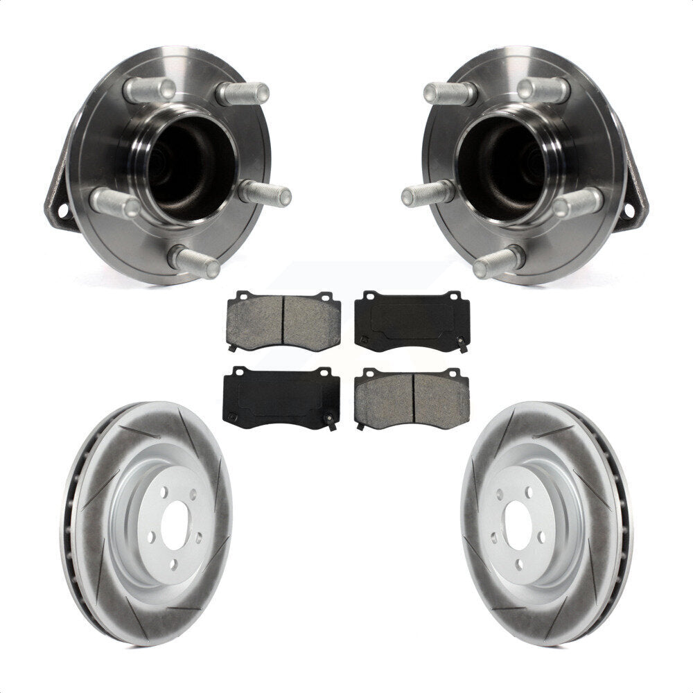 Kit de plaquettes de Rotor de frein, manteau de roulement de moyeu avant, pour Dodge Charger Challenger Chrysler