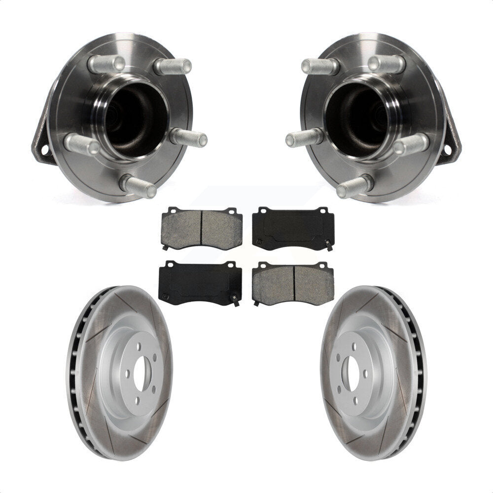 Kit de plaquettes de Rotor de frein, manteau de roulement de moyeu avant, pour Dodge Charger Challenger Chrysler