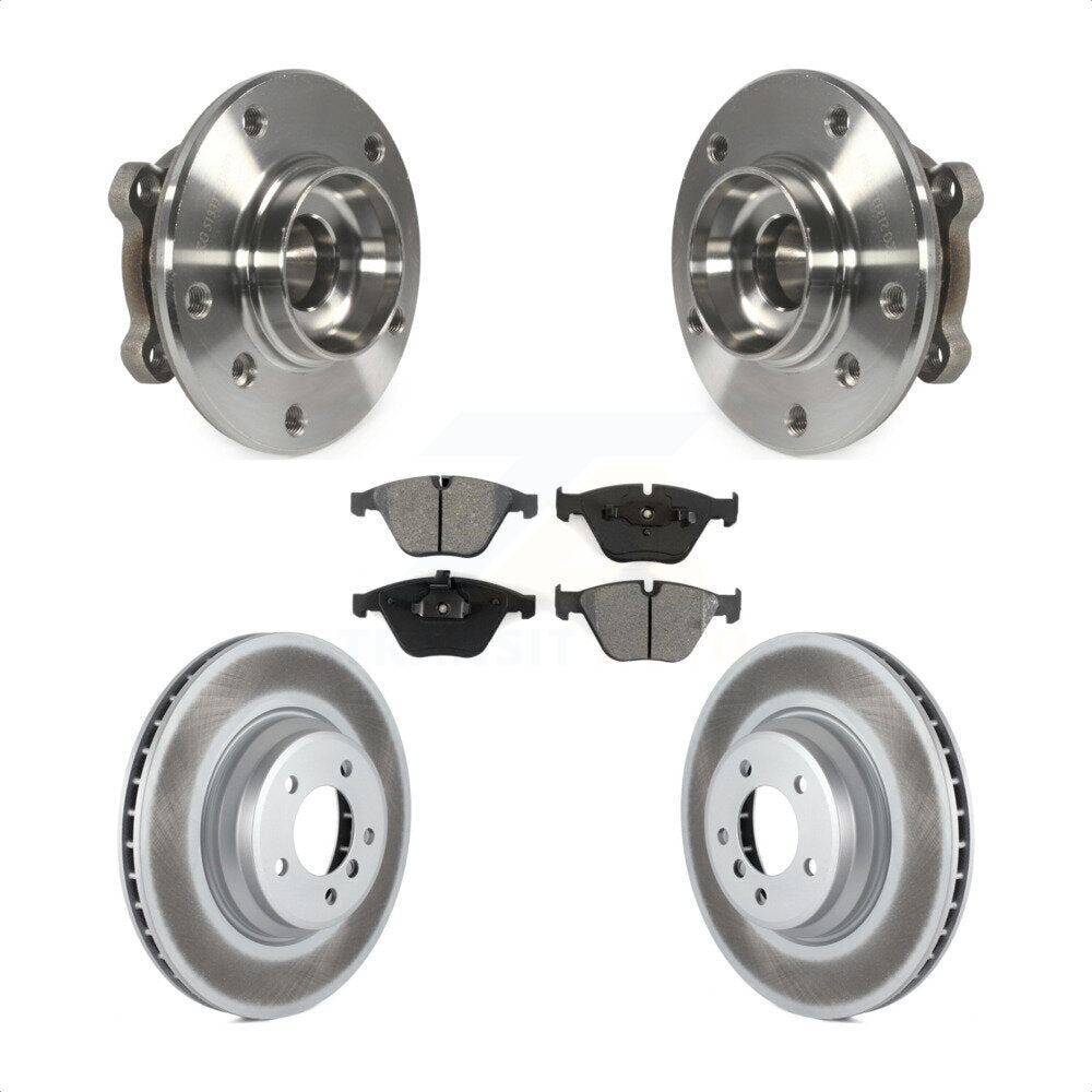 Kit de plaquettes de Rotor de frein revêtues de roulement de moyeu avant, pour BMW X1 xDrive35i 2013 avec AW