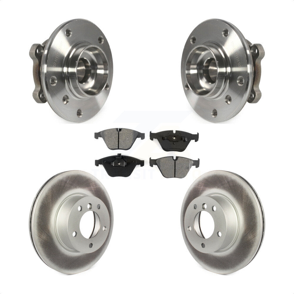 Kit de plaquettes de Rotor de frein revêtues de roulement de moyeu avant, pour BMW X1 xDrive28i 13-15 avec AW