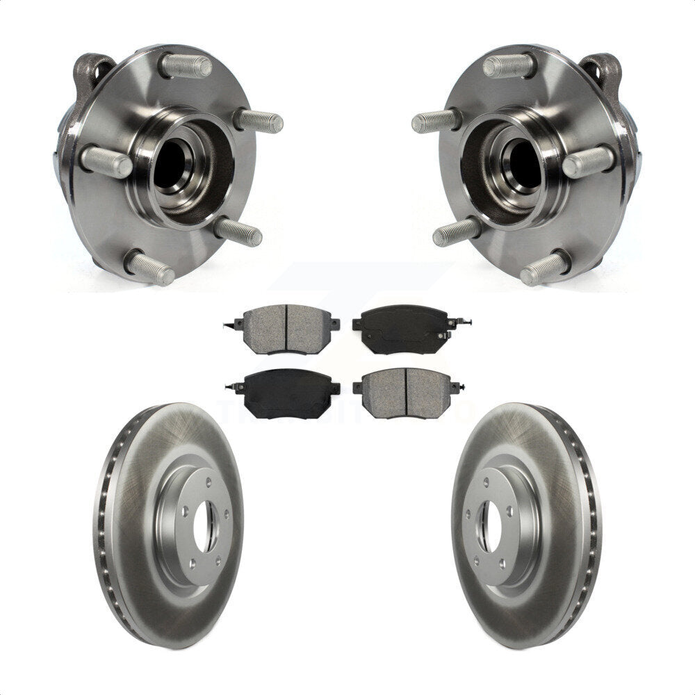 Ensemble de roulement de moyeu avant, Kit de plaquettes de frein à disque revêtues pour INFINITI FX35 RW