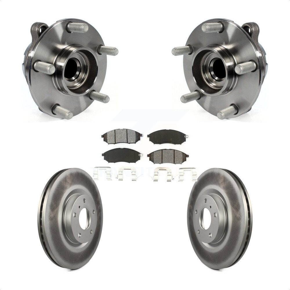 Kit de plaquettes de Rotor de frein, manteau de roulement de moyeu avant, pour INFINITI EX35 Nissan 370Z G35 M3