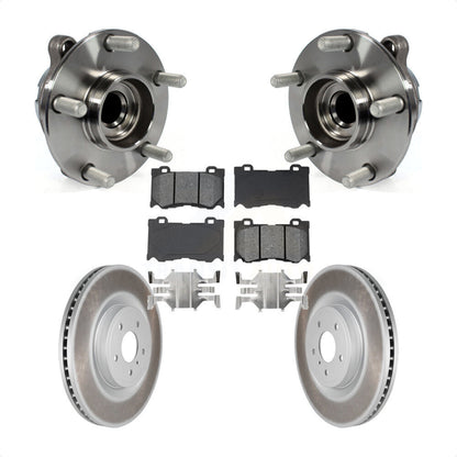 Kit de plaquettes de Rotor de frein, manteau de roulement de moyeu avant, pour INFINITI Q50 G37 Nissan 370Z Q6