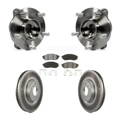 Kit de plaquettes de Rotor de frein enduit de roulement de moyeu avant, pour INFINITI G37 EX35 G35 QX50 QX7