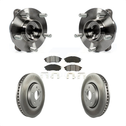 Kit de plaquettes de rotor de frein, ensemble de roulements de moyeu avant, pour INFINITI FX35 FX37 FX4