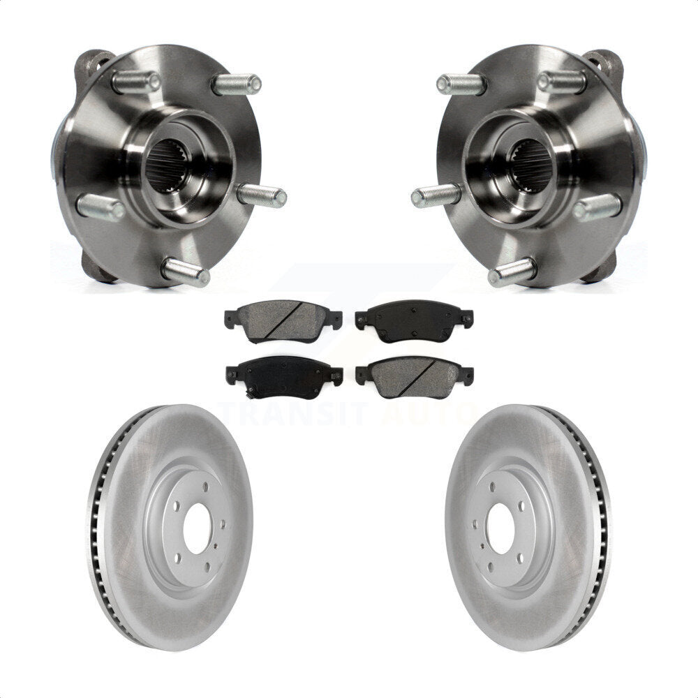 Kit de plaquettes de Rotor de frein à disque enduit d'assemblage de roulement de moyeu avant pour INFINITI G35 Q6