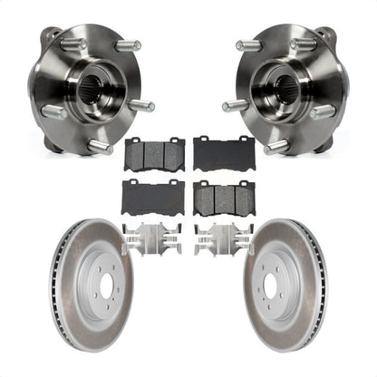 Kit de plaquettes de rotor de frein enduites de roulement de moyeu avant, pour INFINITI Q50 Q60 M37 FX50 QX7