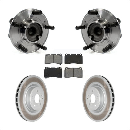 Kit de plaquettes de Rotor de frein enduites d'assemblage de roulement de moyeu avant pour Hyundai Genesis Coup
